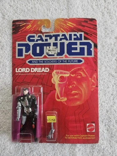 Vintage Captain Power LORD DREAD 1987 MATTEL Soldiers of the Future