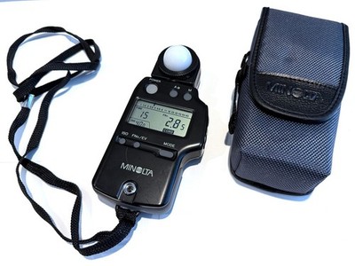 Minolta Auto Meter IV F Flash Meter - with Original Strap & Case, Nice!