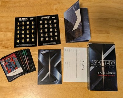 X-Men Trading Card Game 2-Player Starter Set Open Box With Poster, Complete- 