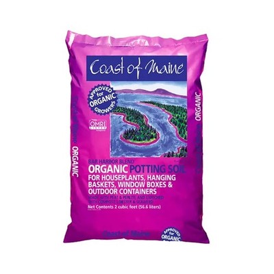Organic Potting Soil OMRI Listed Blend for Container Gardening 2 Cubic Feet