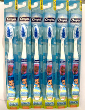 Pack Of 6 Orajel Bubble Guppies Childrens Childs Boys Girls Toothbrush Soft- NEW