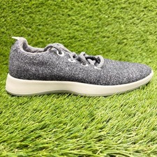 Allbirds Wool Runner Womens Size 9 Gray White Athletic Walking Shoes Sneakers