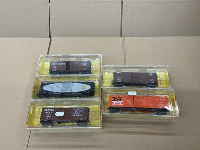 KADEE HO SCALE GÜTERWAGEN WAGGONS BOX CARS 5X PS-1 YOUNGSTOWN BAUMWOLLGÜRTEL ETC !