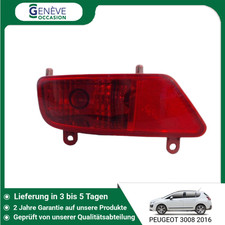 🇩🇪 RECHTER HINTERER STOßSTANGE-LICHT ➤ PEUGEOT 3008 6351HG ♻️