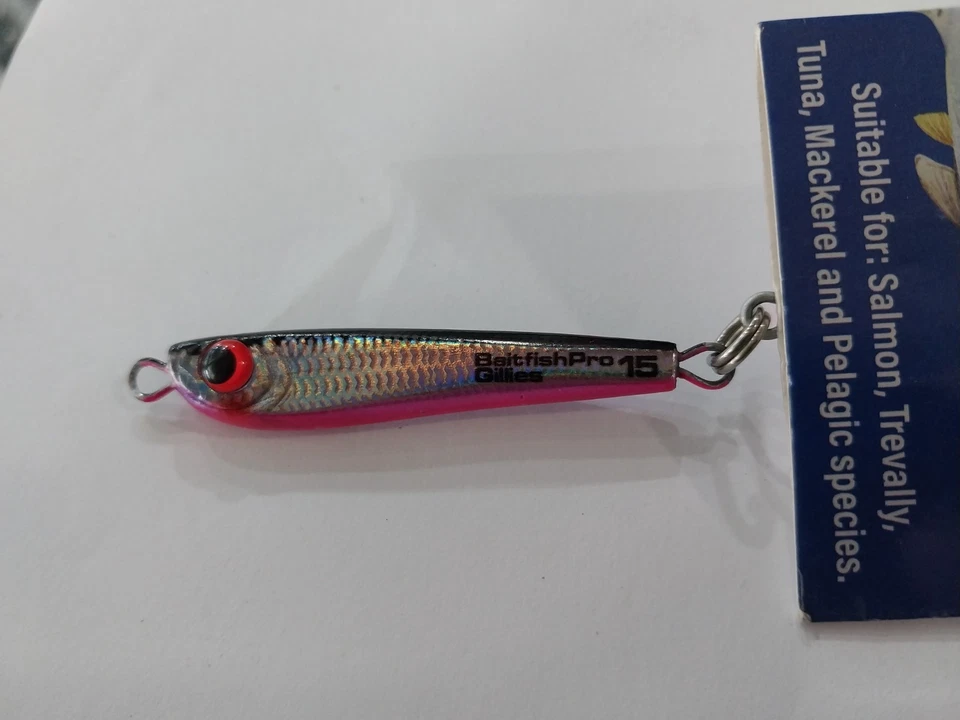 Gillies Baitfish Pro-Series Metal Lure 15g - Silver Prysm | Brand New - Image 3 of 4