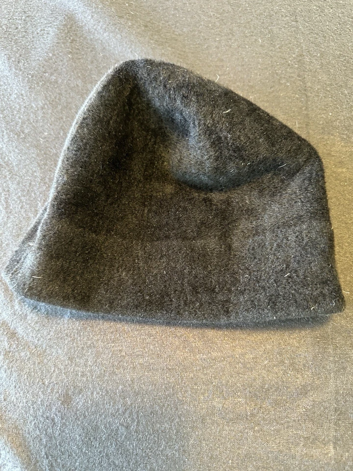SOMBRERO KANGOL ANGORA 70% ANGORA 30% NYLON Gorro Negro Suave Foto 3 de 4