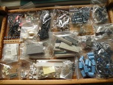 SMALL JOB LOT ELECTRONIC COMPONENTS HAM RADIO CONSTRUCTION DIY 1530g 28526