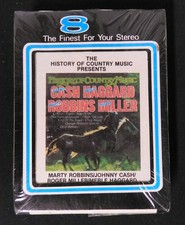 History of Country Music 8 Track Factory Sealed Johnny Cash  