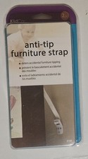 Anti Tip Furniture Strap KidCo Baby Proof Child Safety Two Pack Anchor Wall New