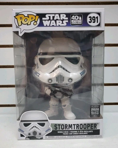 Funko POP! Star Wars #391 Stormtrooper 10" Vinyl Figure, 2020 Galactic Exclus #2