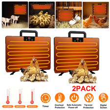 200W Chicken Coop Heater Safe Radiant Spae Heat Energy Chick Pet Cat Dog Warmer