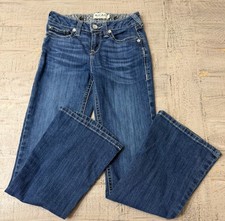 Ariat R.E.A.L. Girls Size 14 Bootcut Jeans Blue Western Riding Denim Stretch