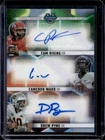 2023 Bowman U Best Drew Pyne Cameron Ward Cam Rising Triple Auto #4/10