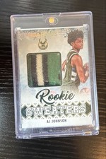 2024-25 Panini Nba Hoops - Rookie Sweaters AJ Johnson #RSW-AJJ (MEM, RC)