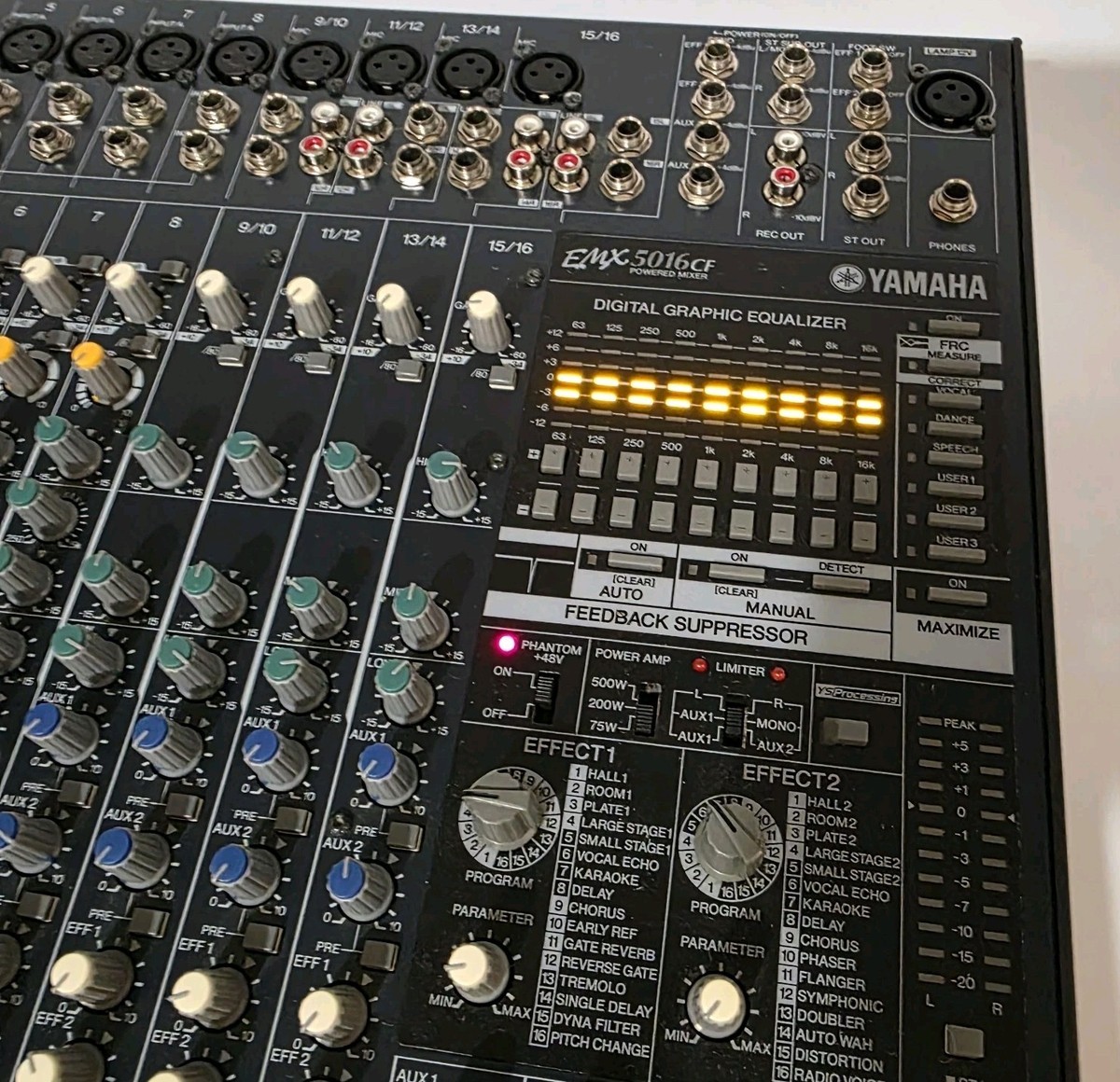 Yamaha EMX5016CF 500W 16-Input Powered Mixer for sale online | eBay