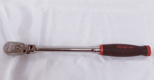 Snap-On FHLF80A 3/8" Drive Dual 80 Long Handle Flex-Head Ratchet - Red ^