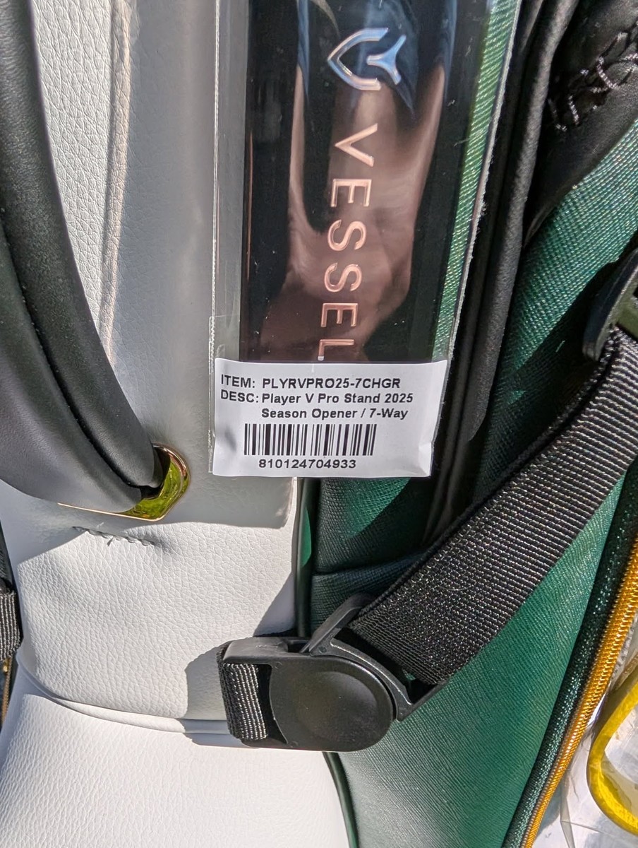 VESSEL Player V Pro Stand 2025 Season Opener Masters Carry Bag 7