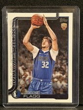 Topps 2025-26 Cooper Flagg Rookie Base Card #201 Dallas Mavericks NBA