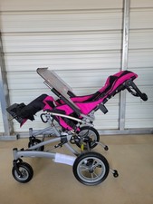 NEW 4,223 Convaid Rodeo Size 12 UPGRADED MOBILITY STROLLER pediatric Pink Tilt