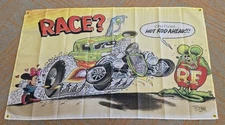  Hot Rod Car Enthusiast 3x5 ft Flag Birthday Gift Banner Man Cave 