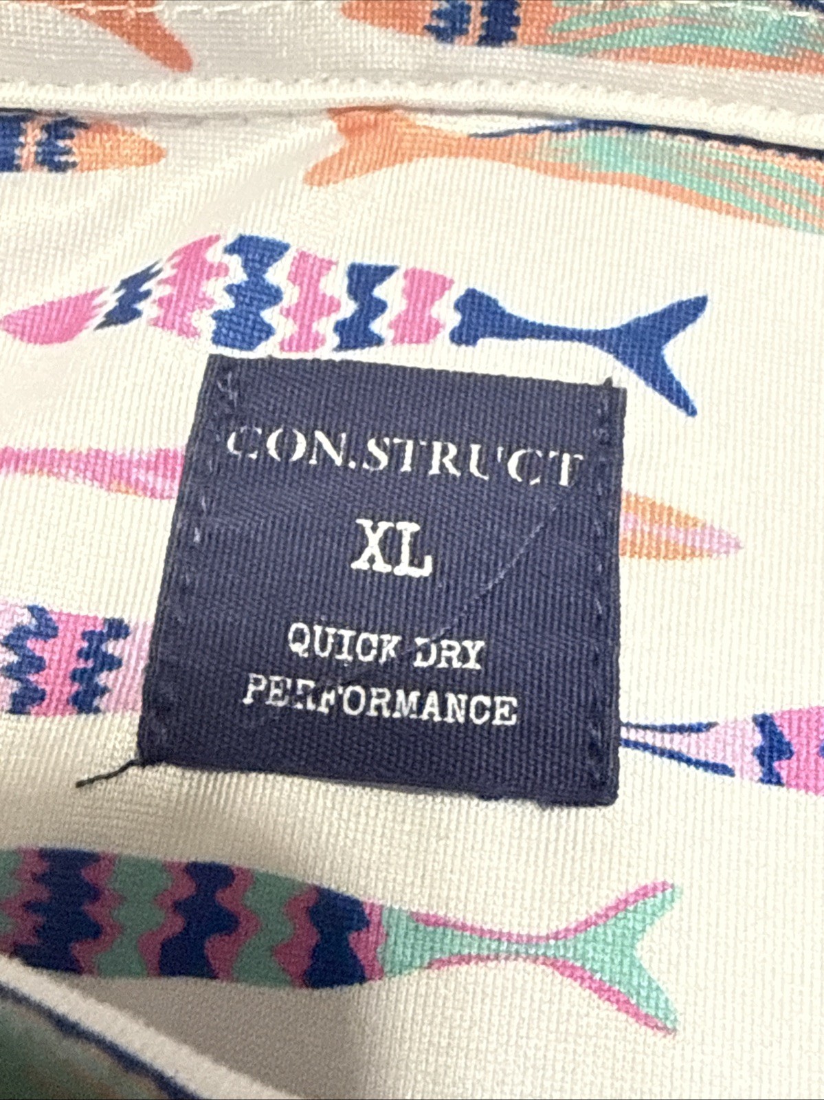 Con.struct Fish Pattern Golf Quick Dry Performanc… - image 10