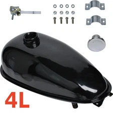 4L Replacement Gas Fuel Petrol Tank For 49cc 60cc 80cc Motorized Bicycle Bike