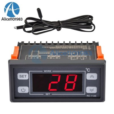 Universal STC-200 Digital Temperature Controller Thermostat 2m NTC Sensor Cable