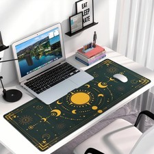 35.4x15.7 Dark Green Large Mouse Pad, Desk Protector, Gaming, Anti-Slip Mat
