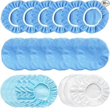7-8 Inch Buffing Pads 22 Pieces Buffer Pads Car Polisher Bonnet Cover for Orbita