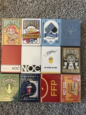 12 New Deck playing Cards (Fontaine, Anyone,art of play, Riffle Shuffle, Gemini)