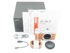 Fujifilm Fuji X-A7 24MP Mirrorless Camera Body Caramel 226580
