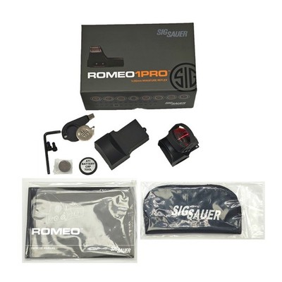 Sig Sauer ROMEO1PRO 1x30mm 3 MOA Reflex Red Dot Sight w/ Shroud