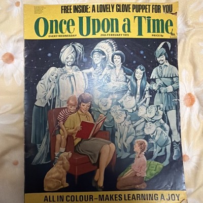 WALT DISNEY COMICS - ONCE UPON A TIME, FEB-MAY 1973 SET OF 7
