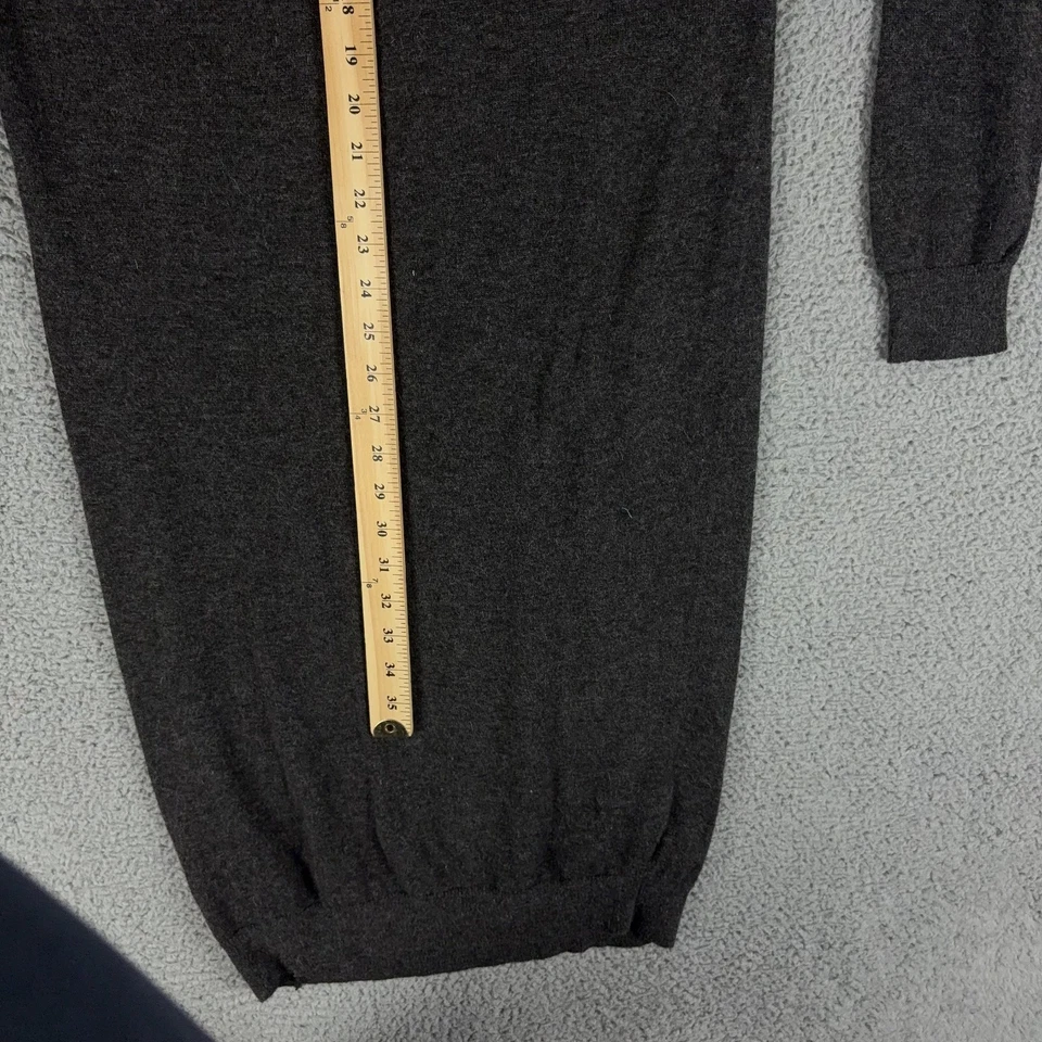 Lanvin River 2009 Sweater Dress Womens Medium  Alpaca Roll Neck Italy Ruched - Image 3 of 4