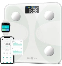 Smart Scale for Body Weight and Fat Percentage High Accuracy Digital Bathroom S