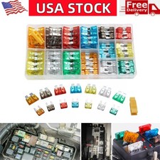 220pcs Car Blade Fuse Box Assortment Fuses For SUV Truck RV Boat Motorcycle ATV