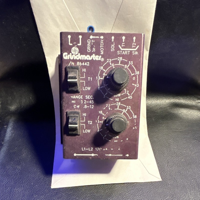 Grindminder P/N 86442 Industrial Grinder Timer Control Module 120VAC Untested