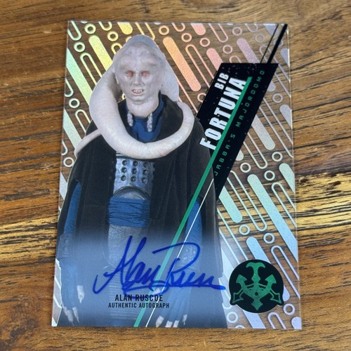 Alan Ruscoe Bib Fortuna 2016 Topps Star Wars High Tek AUTO Card Autograph #SW-26