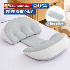 Premium Pregnancy Pillow Maternity Support Cushion Back Waist Belly Side Sleeper