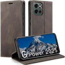 1. For Moto G Power 2025 6.8 inch Wallet Case RFID Blocking Card Holder Kickstan