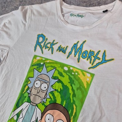 Rick and Morty T-Shirt   XS   Weiß   Offizielles Merchandise