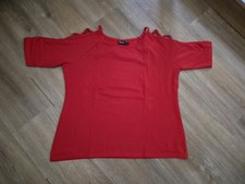 Damen Strech T-Shirt  - Rot - Gr.  46 - NEU