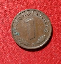 1 Reichspfennig 1939 F Stuttgart sehr schön