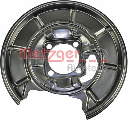 Rear Left METZGER 6115037 Splash Guard, brake disc for MERCEDES-BENZ