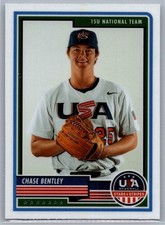 2023 Panini Stars & Stripes USA Baseball Chase Bentley Rookie Team USA RC #21