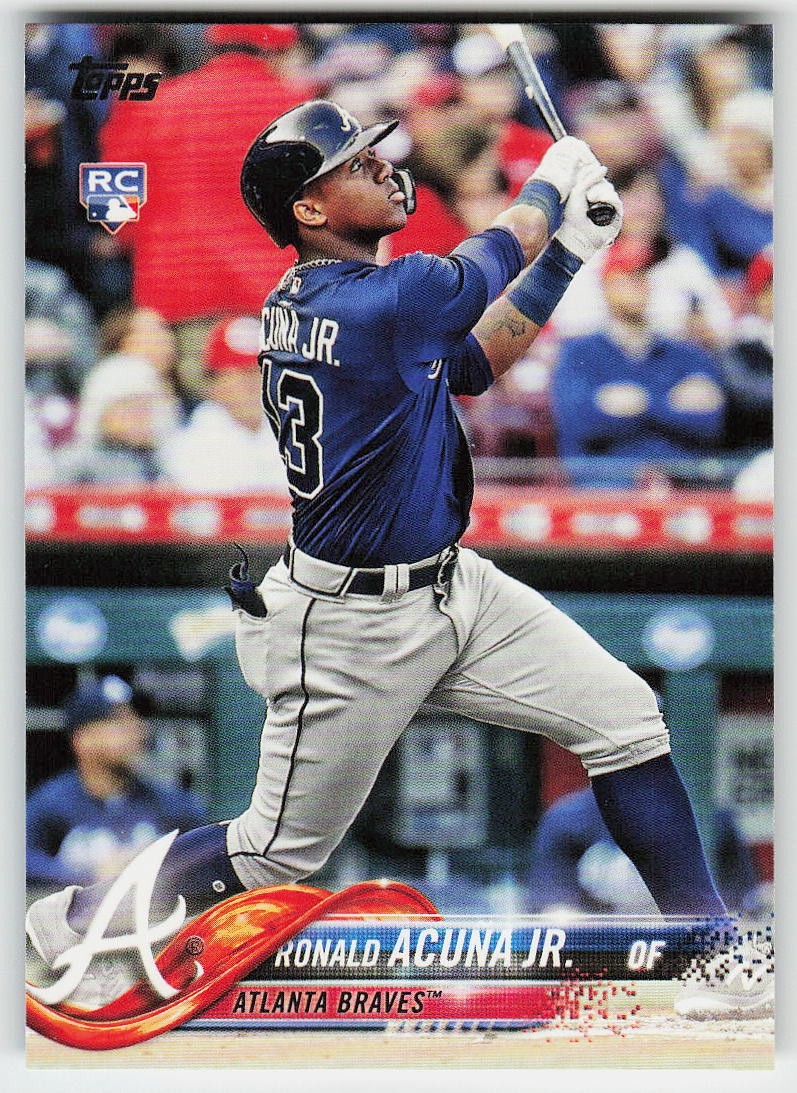 2018 Topps Update #US250 Ronald Acuna Jr. BASEBALL Atlanta Braves
