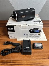 Sony Handycam HDR-CX220 Black Handheld Full HD Video Camcorder - Bundle Tested