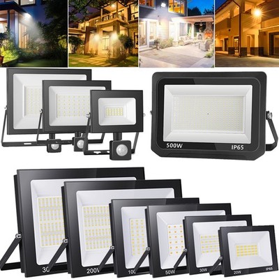 LED Fluter 10W 20W 30W 50W 100W 200W 300W 500Watt Außen Strahler Scheinwerfer DE