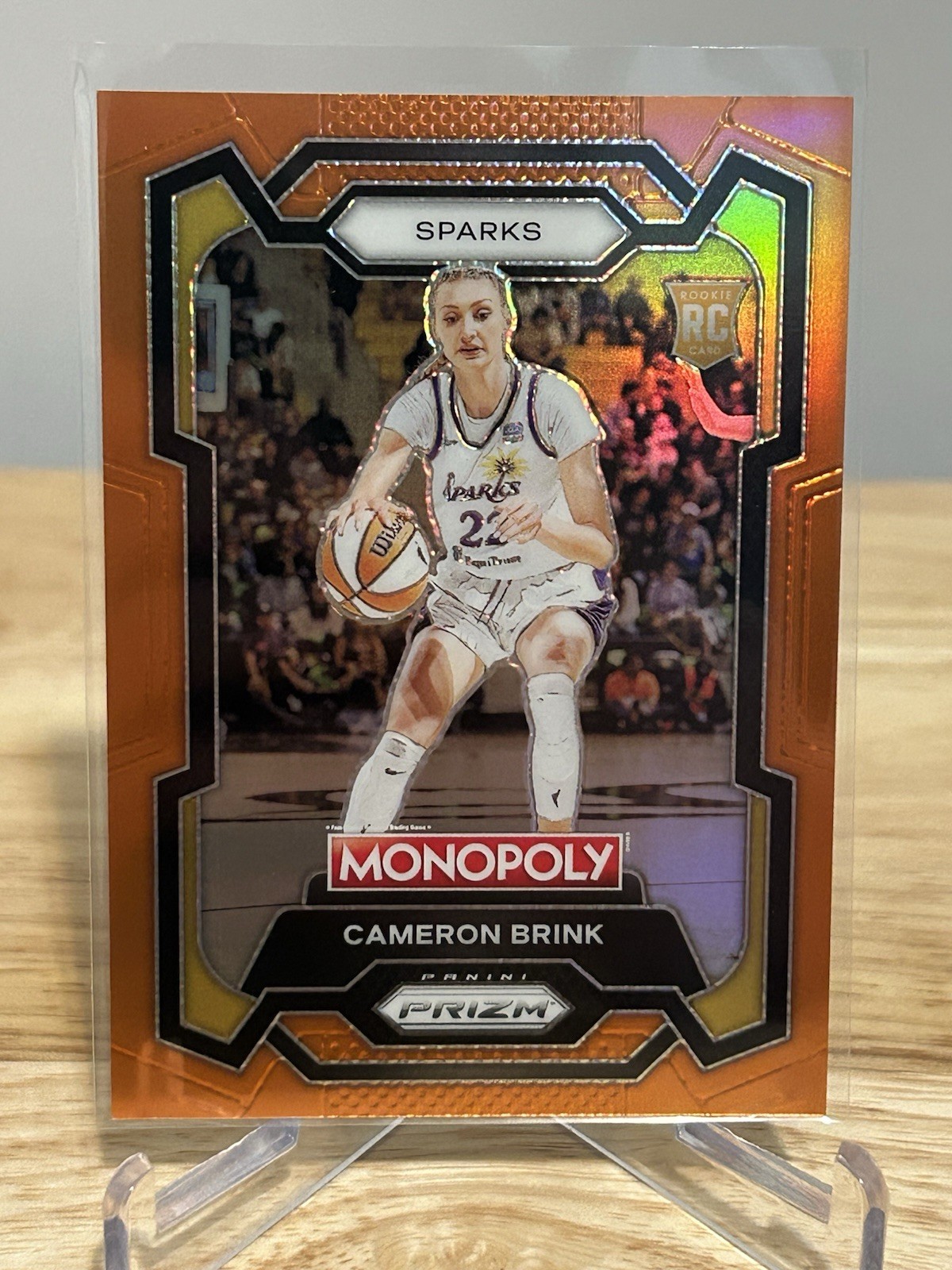 2024 Panini Prizm Monopoly WNBA - Orange #39 Cameron Brink /124 (RC) LA Sparks