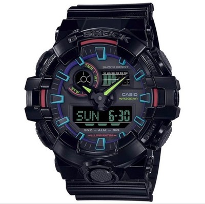 G-SHOCK GA-700RGB-1AJF SERIES Analog & Digital